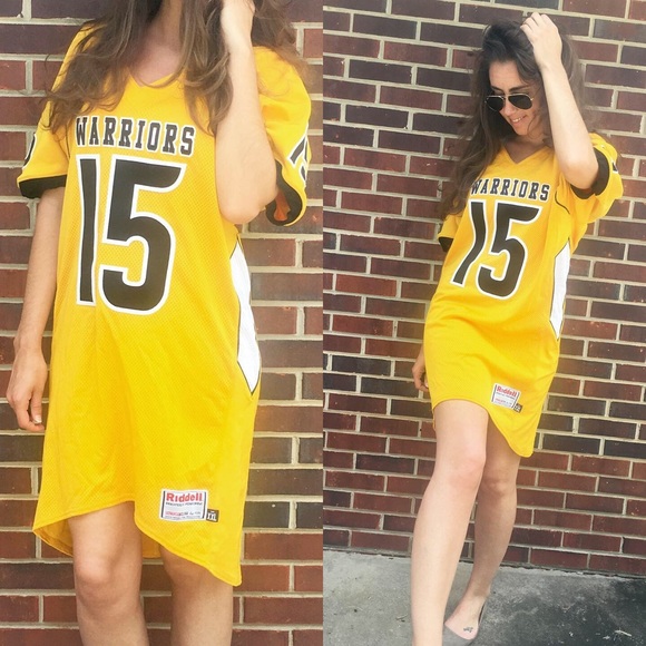 oversized football jersey dress